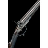 CHARLES LANCASTER A 12-BORE ROTARY-UNDERLEVER HAMMERGUN, serial no. 2168, likely converted from a