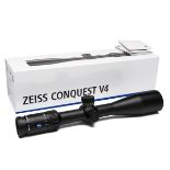 ZEISS A NEW AND UNUSED CONQUEST 6-24X50 V4 TELESCOPIC SIGHT, serial no. 469758, with ZBR-1 recticle,