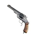 LUDWIG LOWE BERLIN FOR SMITH & WESSON A .44 (RUSSIAN) SINGLE-ACTION REVOLVER MODEL 'CONTRACT NEW