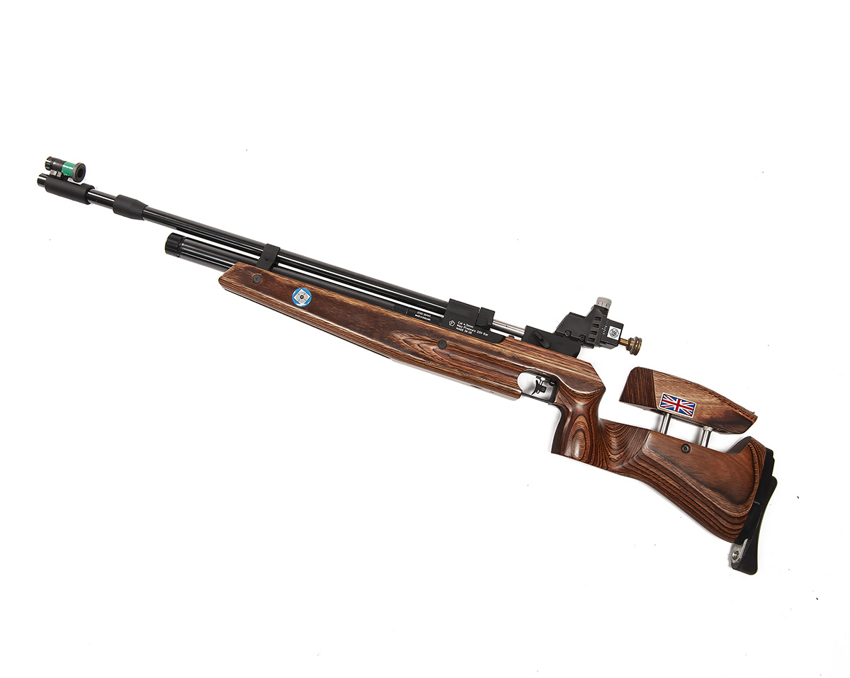 RWS, UK A CASED .177 SINGLE-SHOT PRE-CHARGED PNEUMATIC MATCH AIR-RIFLE, MODEL 'CA100', serial no.