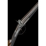 D. EGG, LONDON A 12-BORE PINFIRE SIDE-LEVER DOUBLE-BARRELLED SPORTING GUN, serial no. 882, circa