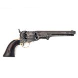 COLT, USA A .36 PERCUSSION REVOLVER, MODEL '1851 NAVY', serial no. 63743, for 1857, with octagonal 7