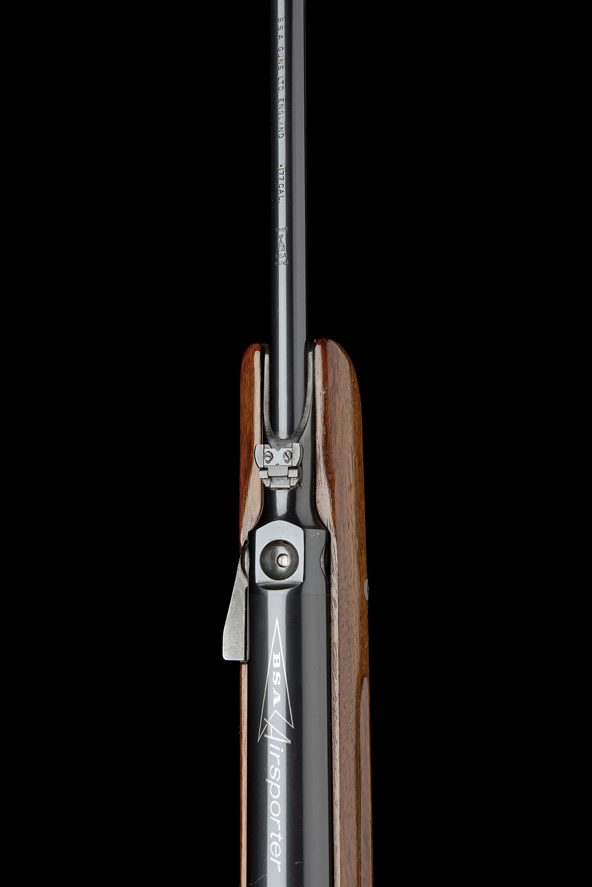 BSA, BIRMINGHAM A RARE .177 UNDER-LEVER AIR-RIFLE, MODEL 'AIRSPORTER MKII', serial no. EE5736, for - Image 3 of 4