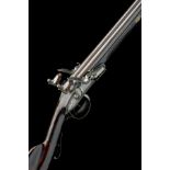 A FRENCH 22-BORE FLINTLOCK DOUBLE-BARRELLED SPORTING-GUN, no visible serial number, circa 1800, with