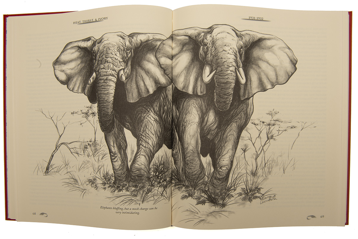 TWO AFRICAN-THEMED SAFARI PRESS LIMITED EDITION SLIP-CASED HARDBACK BOOKS: HEAT, THIRST, AND IVORY - - Image 4 of 5