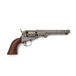 COLT, LONDON A .31 PERCUSSION REVOLVER, MODEL '1849 LONDON POCKET', serial no. 1486, for 1854,