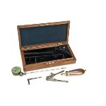 COLT, USA AN AMERICAN MARKET WALNUT CASE FOR A MODEL 1849 6in. POCKET REVOLVER WITH ACCESSORIES,
