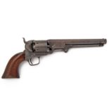 COLT, LONDON A .36 PERCUSSION REVOLVER, MODEL '1851 LONDON NAVY', serial no. 21094, for 1855, with