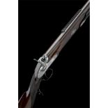 C.P. SWINBURN & SON, BIRMINGHAM A GOOD CASED 25-BORE (.577) PERCUSSION SINGLE-SHOT SPORTING-RIFLE,