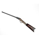 HAVILAND & GUNN, USA AN EXCEPTIONALLY RARE .21 BREAK-BARREL AIR-RIFLE, MODEL '1880 TYPE', serial no.