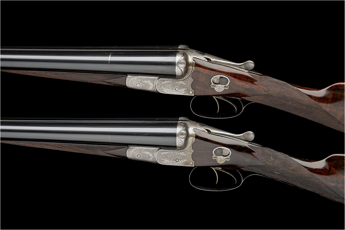 W.W. GREENER A PAIR OF 12-BORE 'G3 MONARCH' BOXLOCK EJECTORS, serial no. 47725 / 6, 28in. sleeved