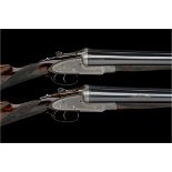 MORTIMER & SON A PAIR OF 12-BORE SIDELOCK EJECTORS, serial no. 8012 / 3, 28in. nitro chopperlump