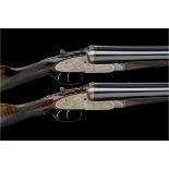COGSWELL & HARRISON A PAIR OF 16-BORE SIDELOCK EJECTORS, serial no. 42580 / 1, 27 1/2in. sleeved