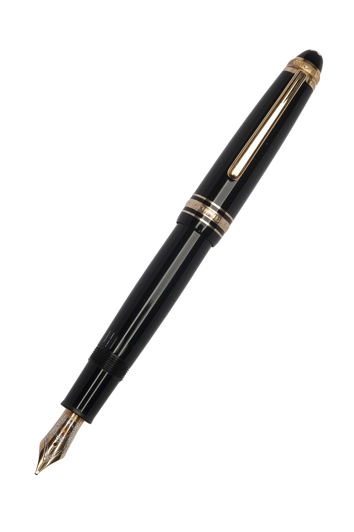 MONT BLANC, GERMANY A BOXED FOUNTAIN PEN, MODEL '75TH ANNIVERSARY', serial no. IV1010786, being a - Image 3 of 4