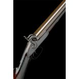 W. CHANCE & CO, BALTIMORE A 9-BORE PERCUSSION DOUBLE-BARRELLED DUCK-GUN, no visible serial number,