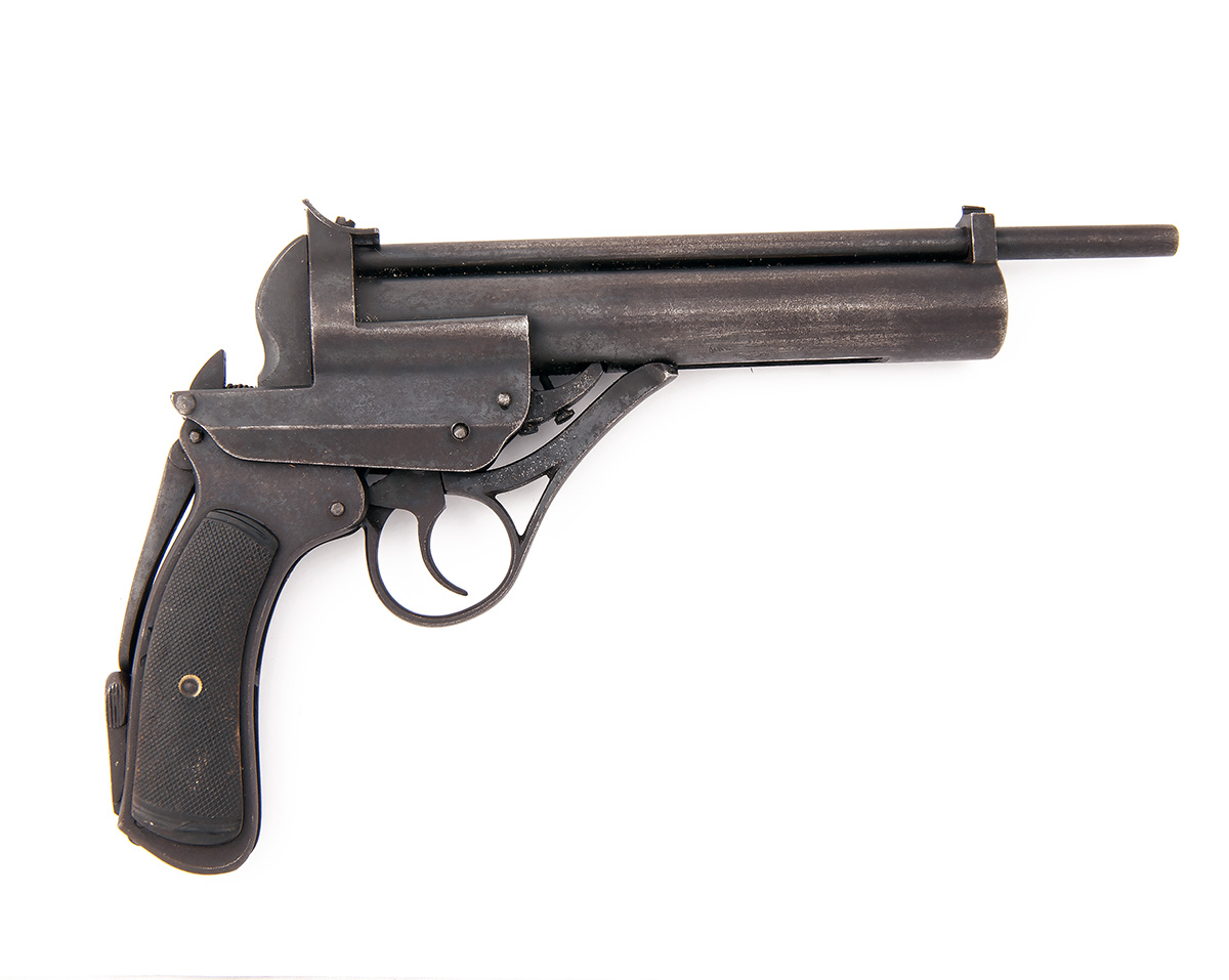 WESTLEY RICHARDS, LONDON A SCARCE .177 RECEIVER-COCKING AIR-PISTOL, MODEL 'HIGHEST POSSIBLE', serial - Image 2 of 2