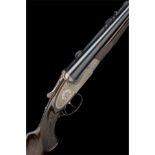 AUG. LEBEAU-COURALLY A LOVENBERG-ENGRAVED .375 H&H MAGNUM (RIMLESS) SIDELOCK EJECTOR DOUBLE RIFLE,