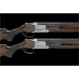 BROWNING ARMS COMPANY A COMPOSED PAIR OF 12-BORE 'B2G' SINGLE-TRIGGER OVER AND UNDER EJECTORS,