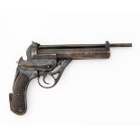 WESTLEY RICHARDS, LONDON A SCARCE .177 RECEIVER-COCKING AIR-PISTOL, MODEL 'HIGHEST POSSIBLE', serial