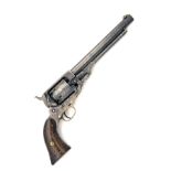 WHITNEY, USA A .36 PERCUSSION SINGLE ACTION REVOLVER, MODEL 'WHITNEY NAVY', serial no. 6709, circa