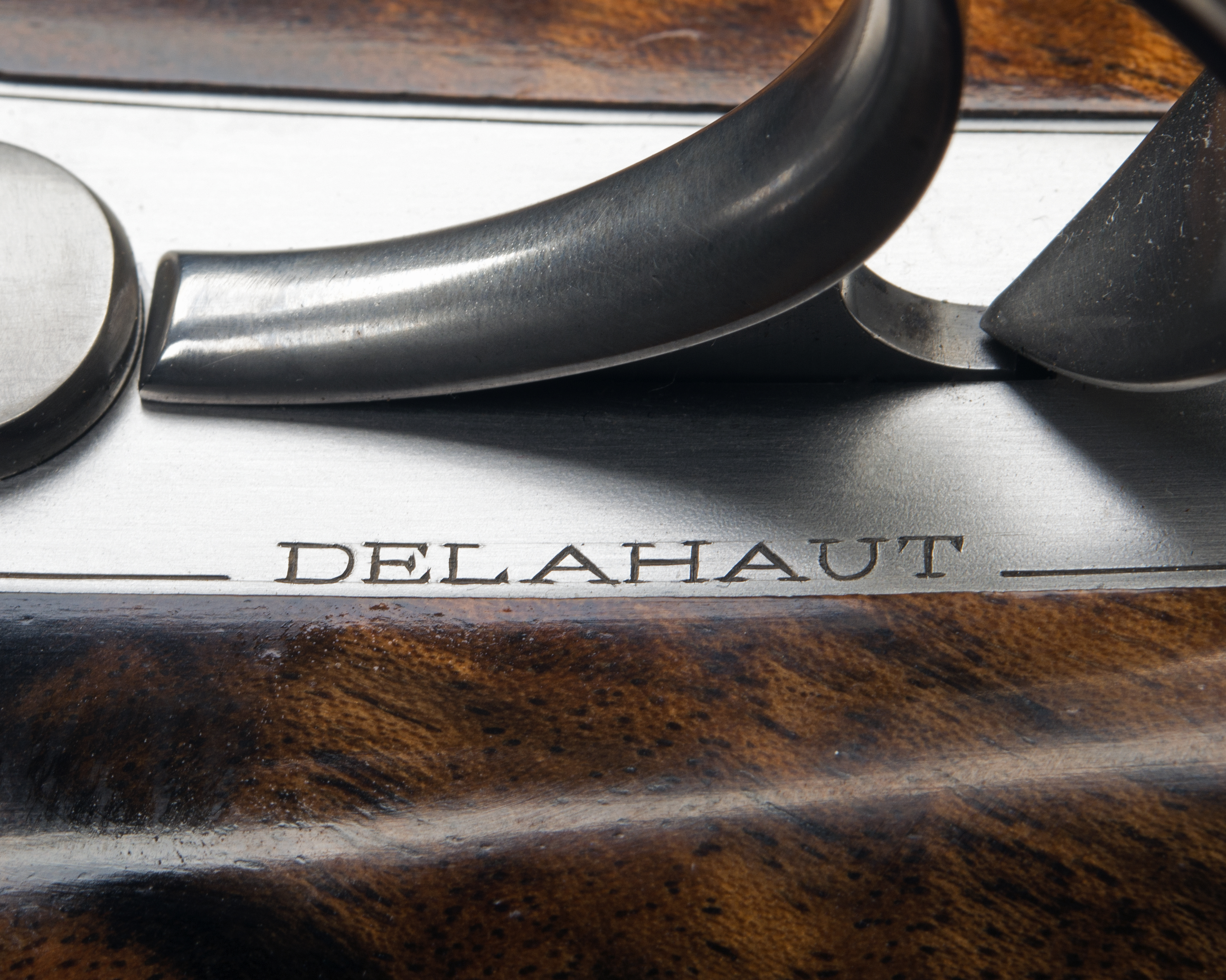 SUTTON & CO. 'THE HEREWARD GUN' - AN EXCEPTIONAL AND UNIQUE DELAHAUT-ENGRAVED 2-BORE TAKE-DOWN - Image 11 of 13
