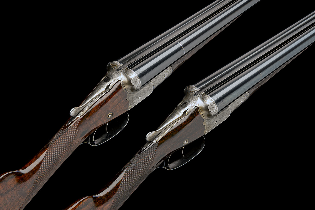 W.W. GREENER A PAIR OF 12-BORE 'G3 MONARCH' BOXLOCK EJECTORS, serial no. 47725 / 6, 28in. sleeved - Image 5 of 9