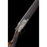 FABRIQUE NATIONALE A FLOHIMONT-ENGRAVED CUSTOM 20-BORE SIDEPLATED SINGLE-TRIGGER OVER AND UNDER