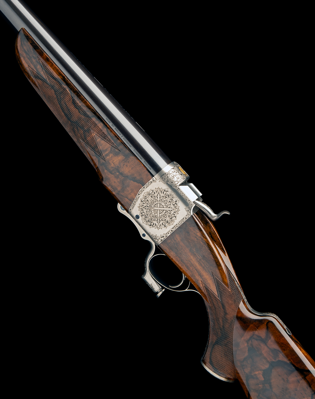 SUTTON & CO. 'THE HEREWARD GUN' - AN EXCEPTIONAL AND UNIQUE DELAHAUT-ENGRAVED 2-BORE TAKE-DOWN - Image 2 of 13