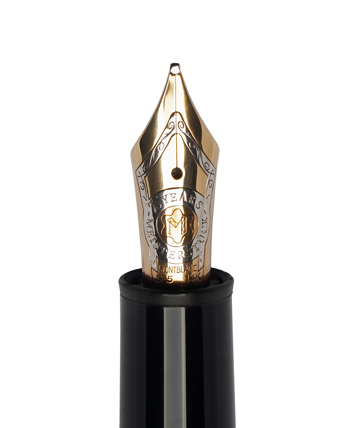 MONT BLANC, GERMANY A BOXED FOUNTAIN PEN, MODEL '75TH ANNIVERSARY', serial no. IV1010786, being a - Image 2 of 4