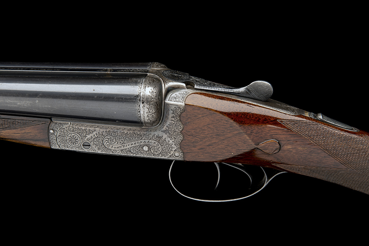 JOHN DICKSON & SON A 12-BORE BOXLOCK EJECTOR, serial no. 16010, 27in. nitro barrels (proof dated for - Image 5 of 9