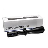ZEISS A NEW AND UNUSED CONQUEST V4 3-12X56 Z-PLEX TELESCOPIC SIGHT, serial no. 4748821, with reticle