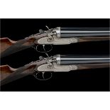 ARMAS EGO A PAIR OF 12-BORE SELF-COCKING TOPLEVER HAMMER EJECTOR GUNS, serial no. 072 / 3, 28in.