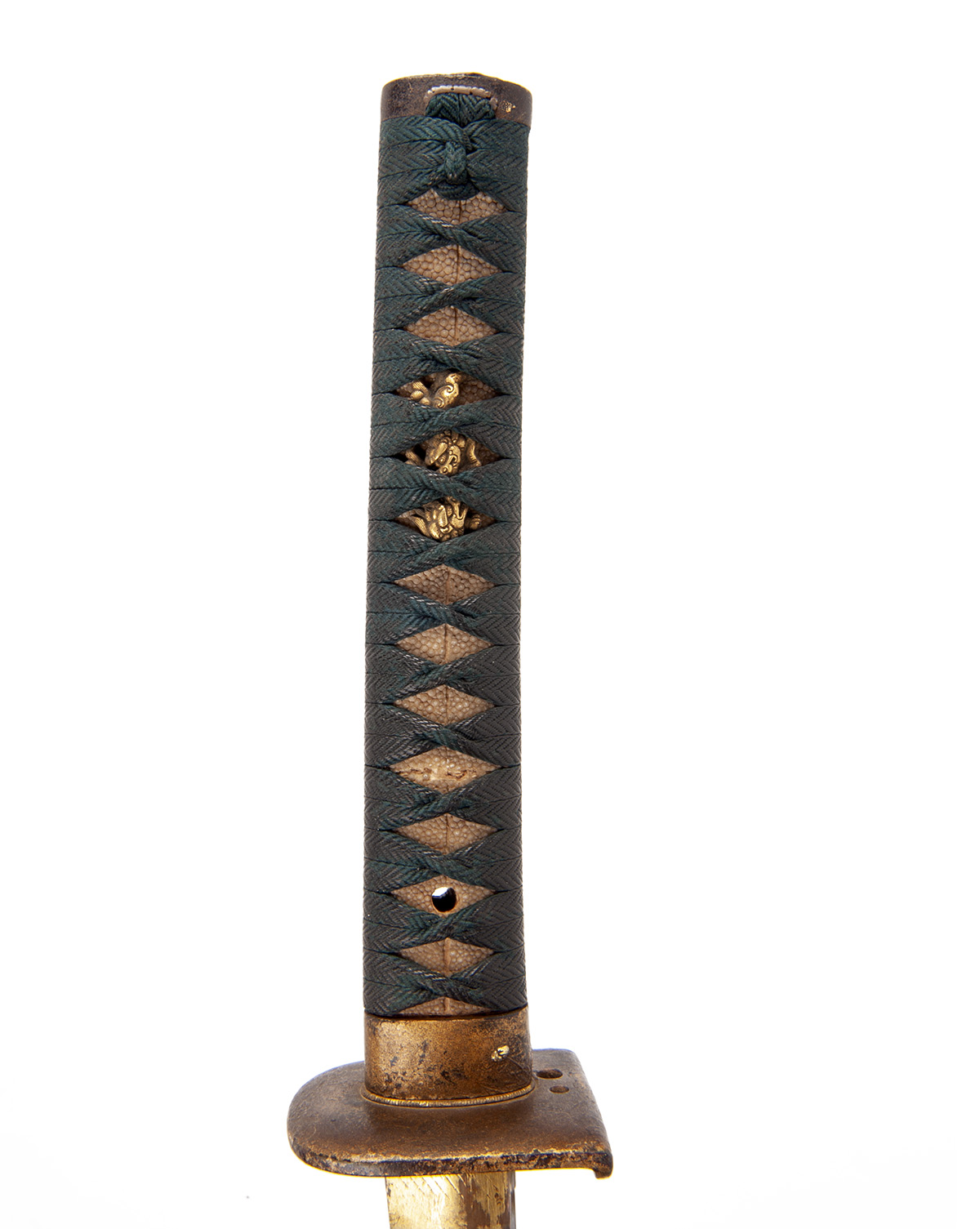 A JAPANESE KATANA WITH UNUSUAL MOUNTS, believed early to mid 19th century with an earlier ( - Image 2 of 3