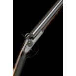 ALEX MARTIN, GLASGOW A CASED 14-BORE PERCUSSION DOUBLE-BARRELLED SPORTING-GUN, no visible serial