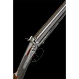 WIGGAN & ELLIOTT A 16-BORE LEFAUCHEUX PATENT FORWARD FACING UNDERLEVER DOUBLE-BARRELLED PINFIRE