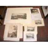 Collection of antiquarian engravings and prints