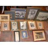 Various engravings, including Francis Bacon and oth