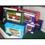 Selection of boxed Bachmann and other rolling stoc