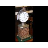 A 30cm high antique mantel clock