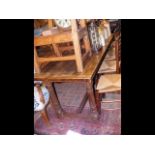 Antique refectory table on turned supports - 200cm x 75cm