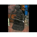 A decorative wrought iron stick/umbrella stand - 84