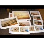 A collection of signed yachting prints by MARTIN S