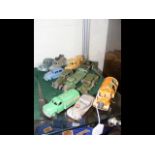 Various collectable old Dinky Toys, including "Cast