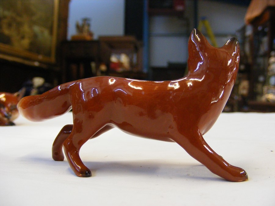 A Beswick Fox, together with two cubs - Image 7 of 12