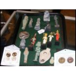 Various collectable Roman and Egyptian style figures