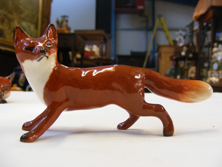 A Beswick Fox, together with two cubs - Image 6 of 12