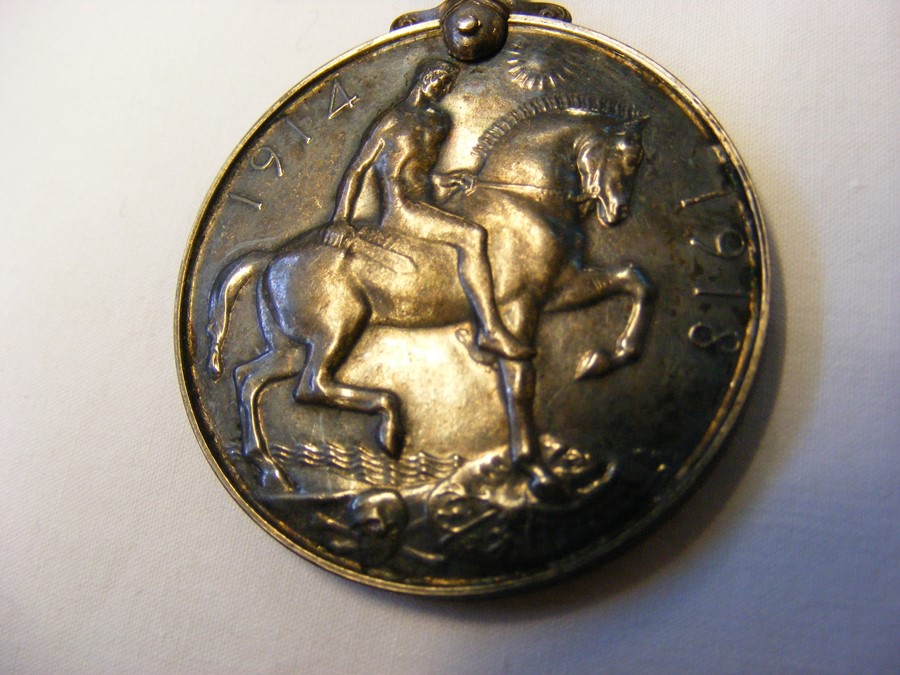 Two First World War medals to Lieutenant Bloxham a - Image 3 of 4