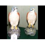 A Beswick Kestrel ornament and one other