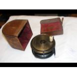 A late 19th century Hardy Bros 4.25" Salmon Fishing Reel