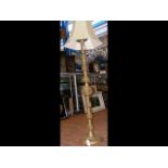 Brass Islamic style standard lamp